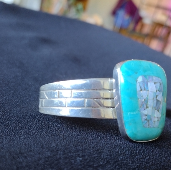 Jay King Sterling Silver Fire Opal and Turquoise DTR Bracelet - Picture 3 of 16